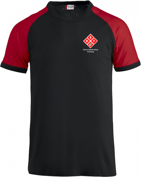 Clique - Dsf National Team T-Shirt Adults - Svart & röd
